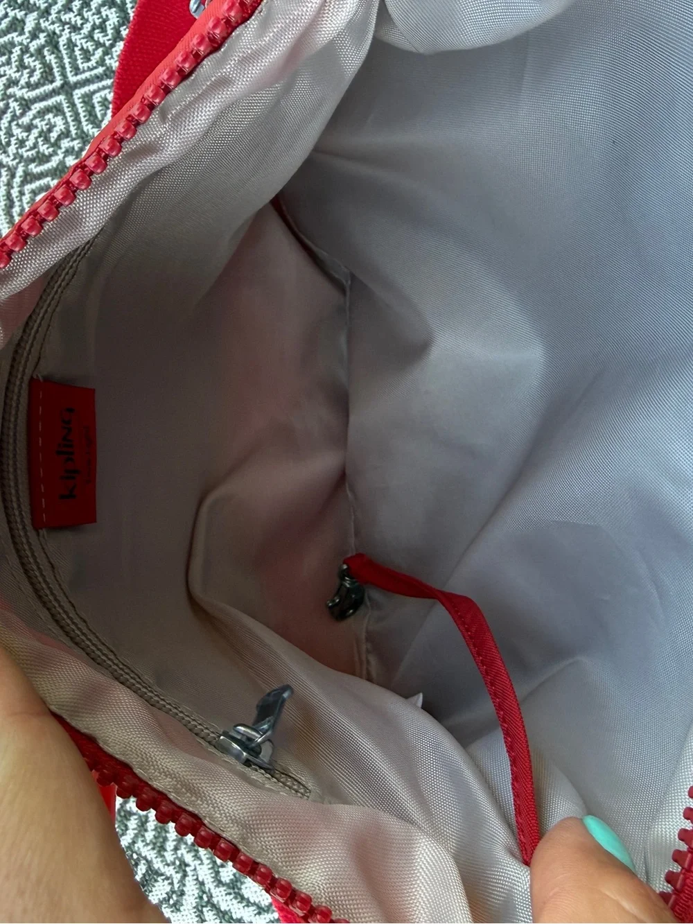 Kipling Avalon Red Crossbody Pouch